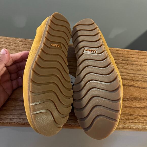 L.L Bean Women’s Lakewashed Slip Ons Size 7 Medium New Camel Brown - Picture 2 of 8